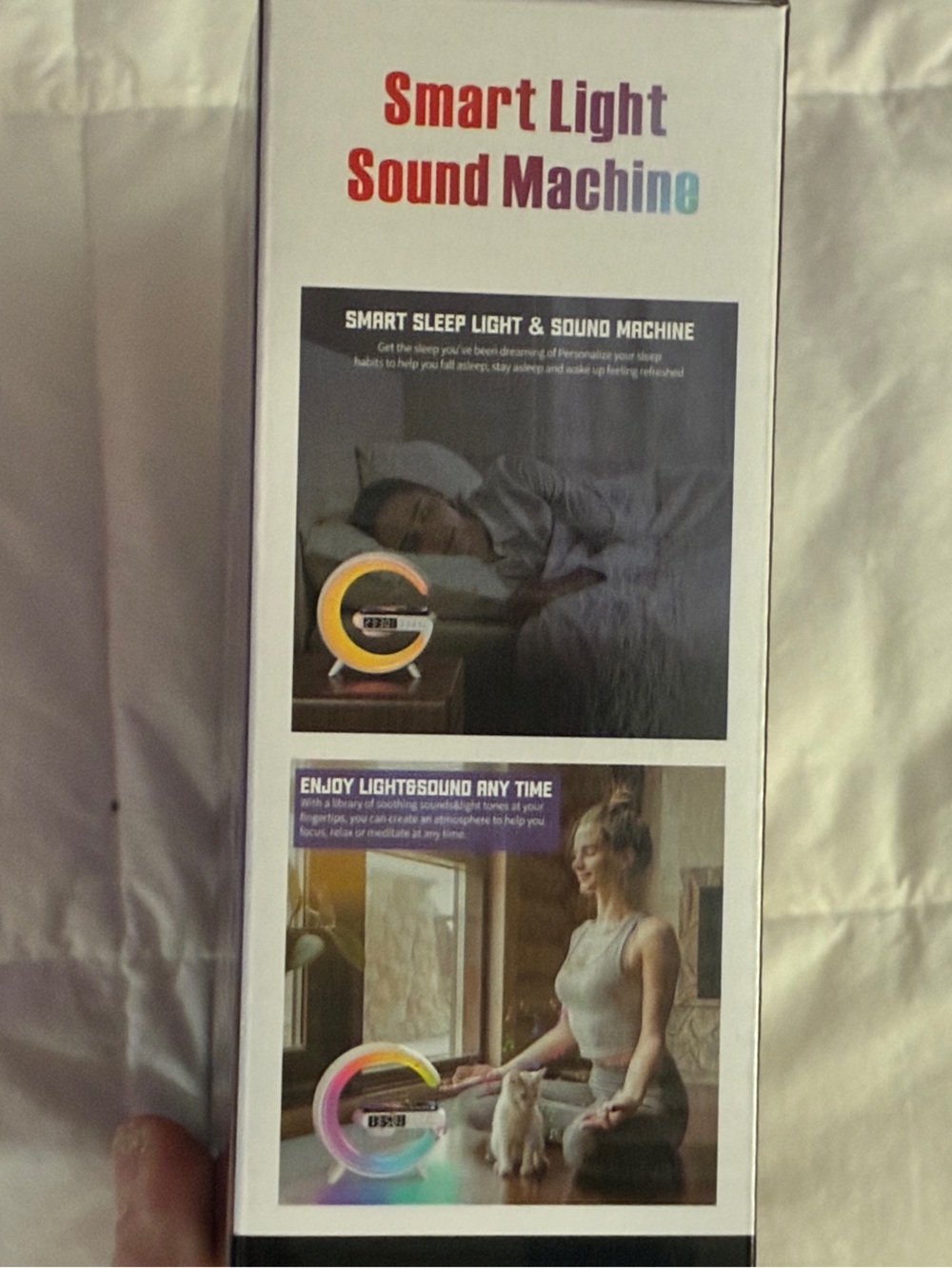 Smart Light Sound Machine - Multicolor LED Alarm Clock - Picture 4 of 5